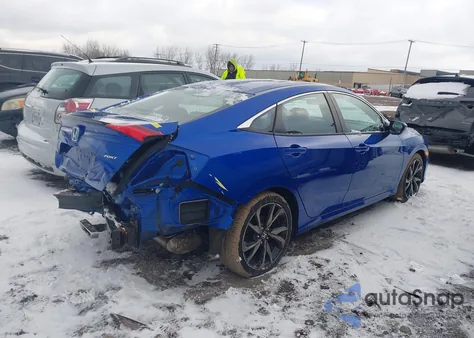 2019 Honda Civic Sport z USA, uszkodzony, nr VIN 2HGFC2F8XKH542071